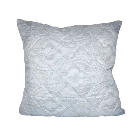Подушка 70*70см заменитель лебяжьего пуха (п/э 70 стеганный, кант, пакет) ДомВелл (5)