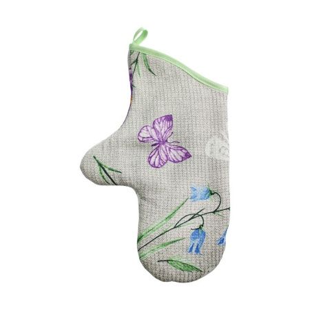 Прихватка-рукавица вафельная БАБОЧКИ 5131/1 ДомВелл