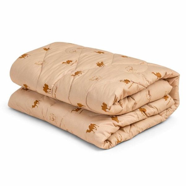 Одеяло 2сп заменитель верблюжьей шерсти 182*205см (пл.300) (5)