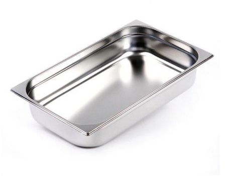 Гастроемкость 0,8мм нерж. сталь 1/1*4  530*325*100мм без крышки 811-4