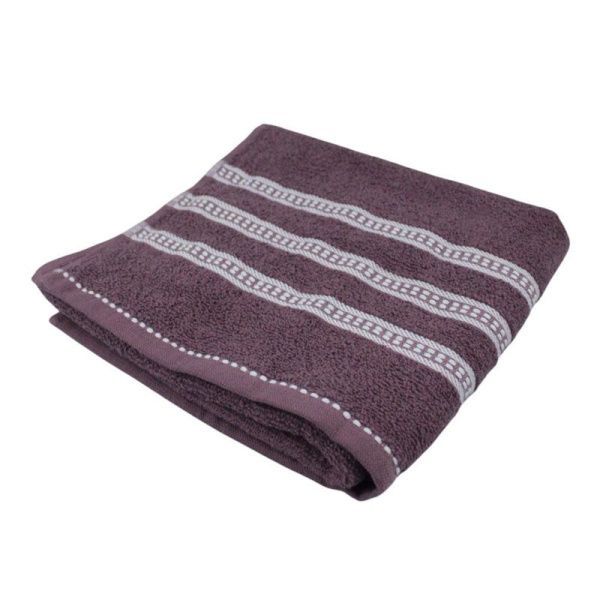 Полотенце махровое 50*90см ПОРТО темно-лиловый