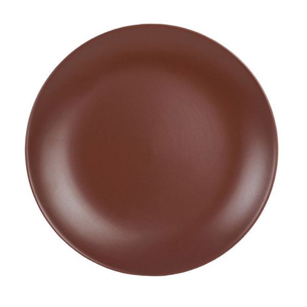 Тарелка мелкая 27см керамика ШОКОЛАД обеденная PT044027F955 (12)