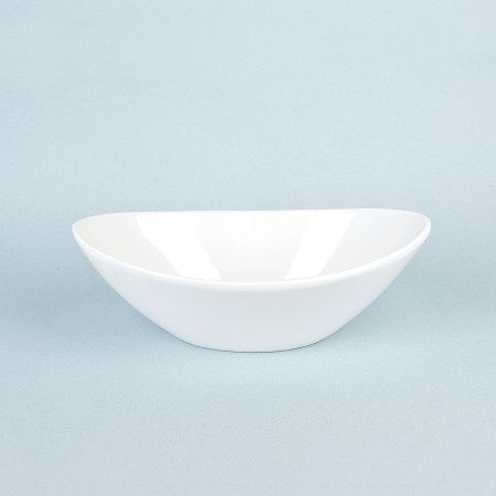 Салатник 18*11*6см фарфор МАРШМЕЛЛОУ овальный (6/48)