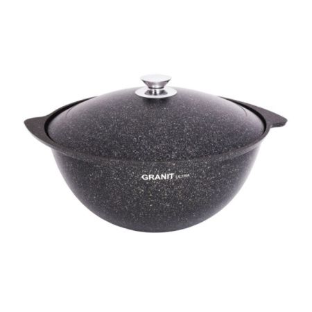 Казан для плова 9л алюминий GRANIT ULTRA Original АП (3/2)