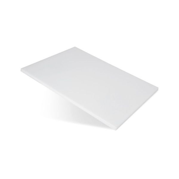 Доска разделочная 400*300*12мм пластик белая (10)