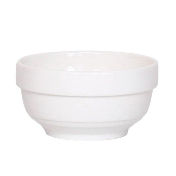 Пиала 250мл фарфор белье Штабелируемая СНЕЖНЫЙ БАРС (22) ВЫВОД