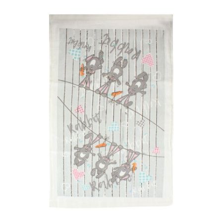 Салфетка кухонная 28*48см махровая серая 4130362-1