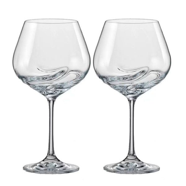 Бокалы для вина набор 2шт 570мл стекло ТУРБУЛЕНЦИЯ