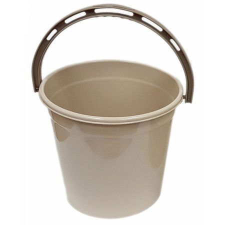 Ведро 10л пластик Латте мерное без крышки (25)