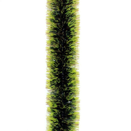 Мишура 2м 7см зеленая с салатовыми кончиками Г-257 (50)