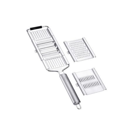Терка многофункциональная 3 в 1 35,5*8,5см нерж.сталь Solido со сменными насадками 93-AC-SO-03 (36)