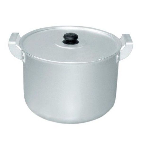 Кастрюля 4,5л алюминий КЛАССИКА высокая матовая мет.крышка (12)