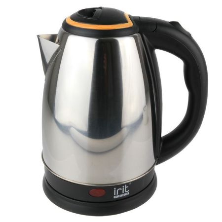 Чайник электрический нерж.сталь 1,8л 1500Вт диск.нагр.эл-т, оранжевый IR-1350 (12)