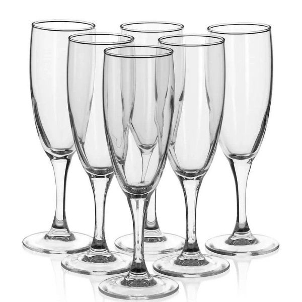 Бокалы для шампанского набор 6шт 170мл стекло ФРЕНЧ БРАСЕРИ Г4836 (4/120)