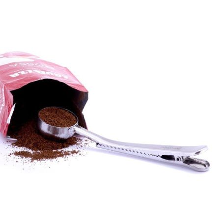 Ложка мерная c зажимом для кофе и чая 20мл нерж.сталь (80)