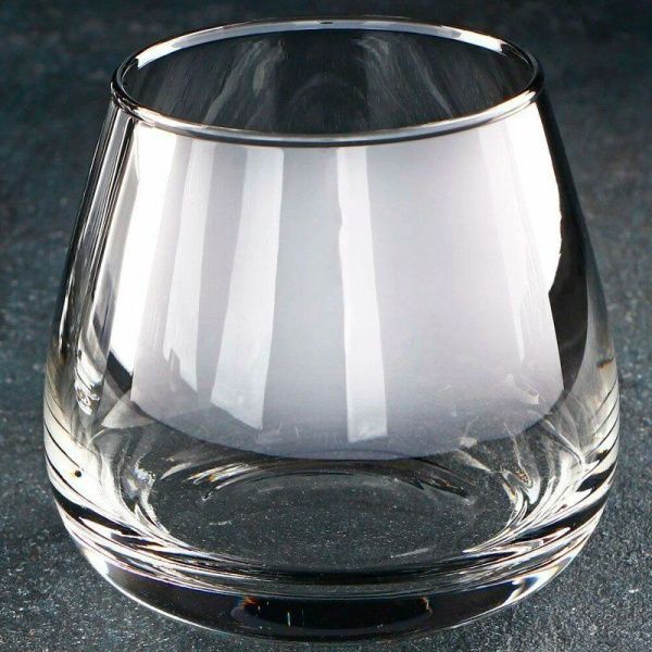 Стаканы набор 4шт 300мл стекло СЕРЕБРЯНАЯ ДЫМКА низкие (4)