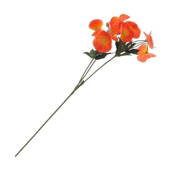 Цветы искусственные Мак 63см