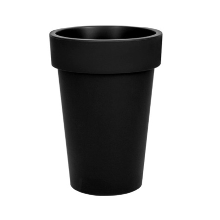 Кашпо 120л 56,3*75см пластик ЛОФТ ЛОНГ антрацит (2)