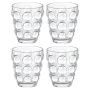 Стаканы набор 4шт 280мл стекло BUBBLES (6)