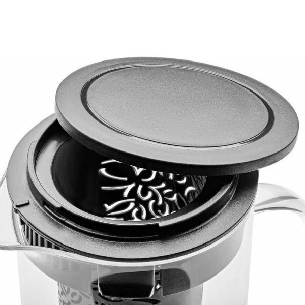 Чайник заварочный 1000мл пластик/стекло Evora EVR-100 (12)