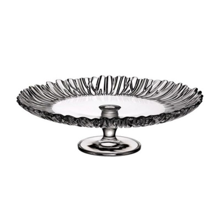 Блюдо 20,5см стекло АВРОРА на ножке (1)