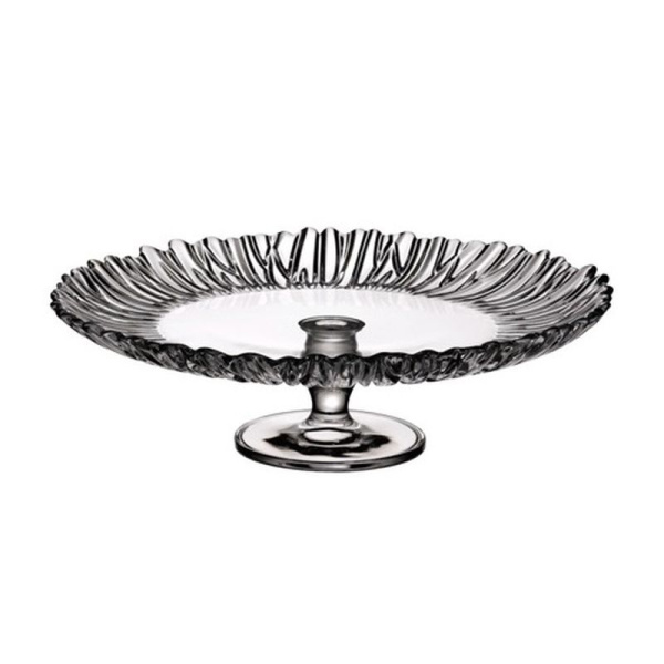 Блюдо 20,5см стекло АВРОРА на ножке (1)