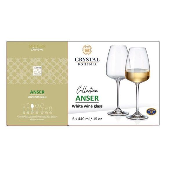 Бокалы для вина набор 6шт 440мл стекло АЛИЗЕ/АНСЕР 1SF00/440 (4/8) 20658