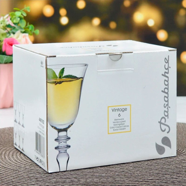 Рюмки набор 6шт 50мл стекло ВИНТАЖ (4)